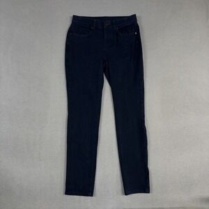 Orvis Jeans Womens 6 Dark Blue Straight Stretch Denim Cotton Blend Casual